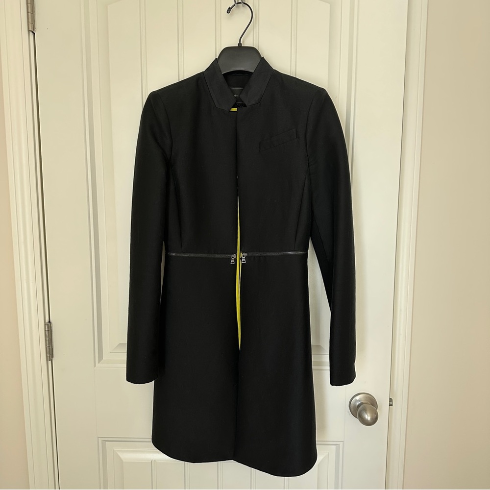 bcbgmaxazria arelia long blazer